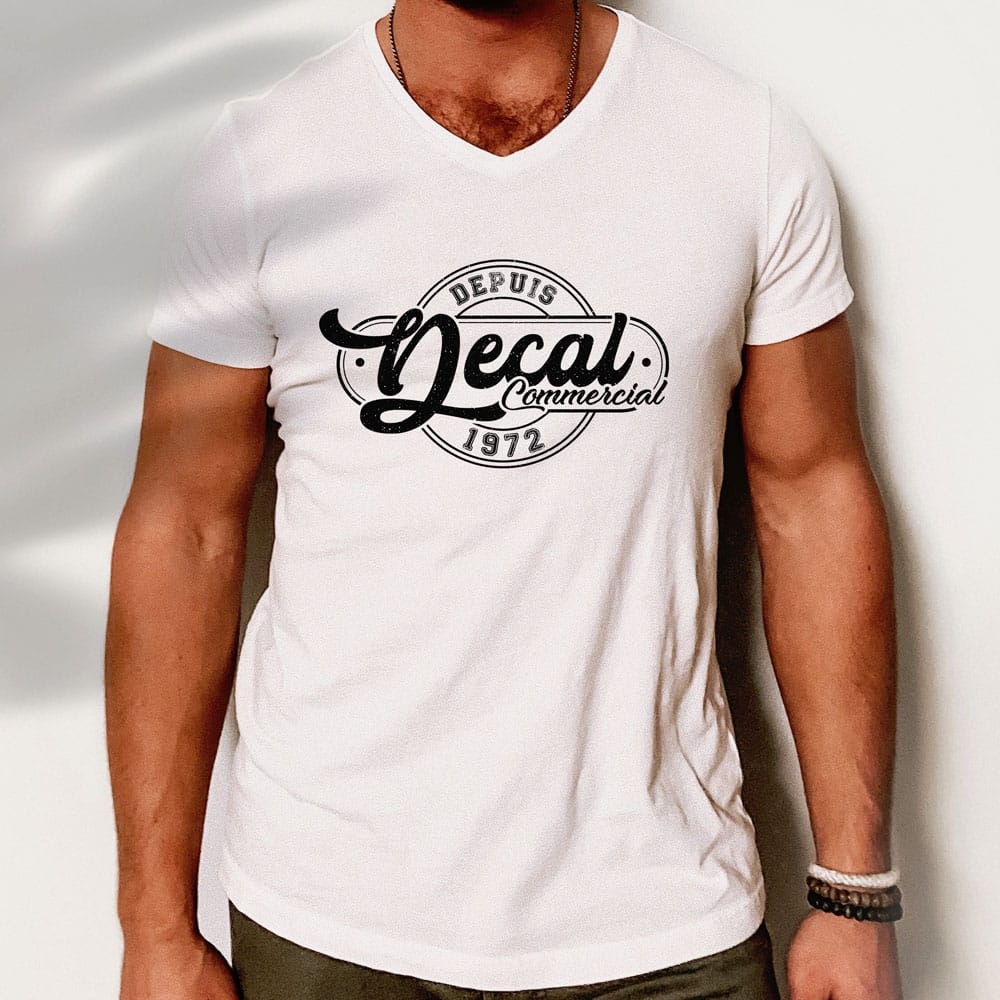 Vêtements imprimés, sérigraphie, DTF