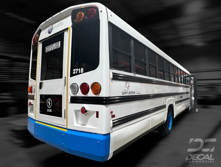 Habillage complet, autobus scolaire, Navette St-Jérôme