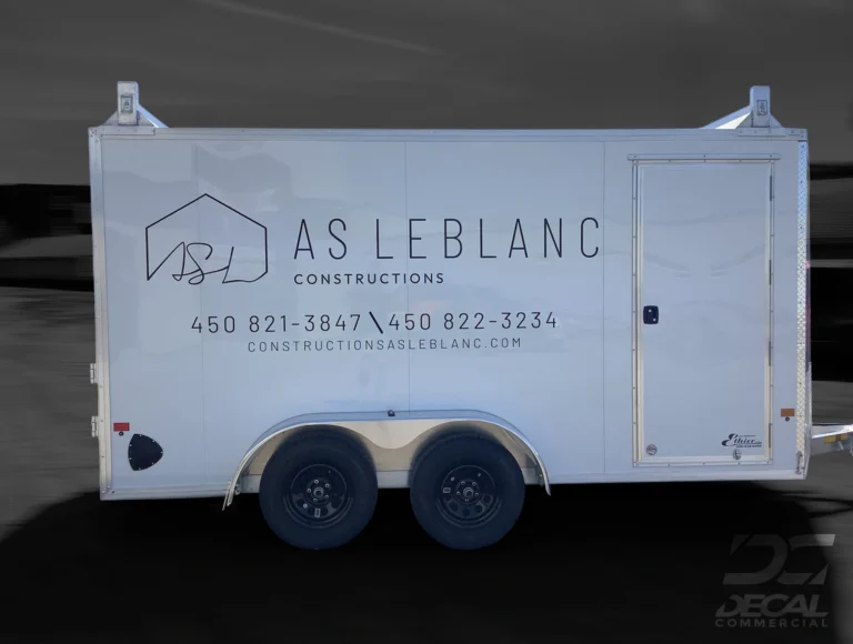 Lettrage-découpe-remorque-AS Leblanc construction